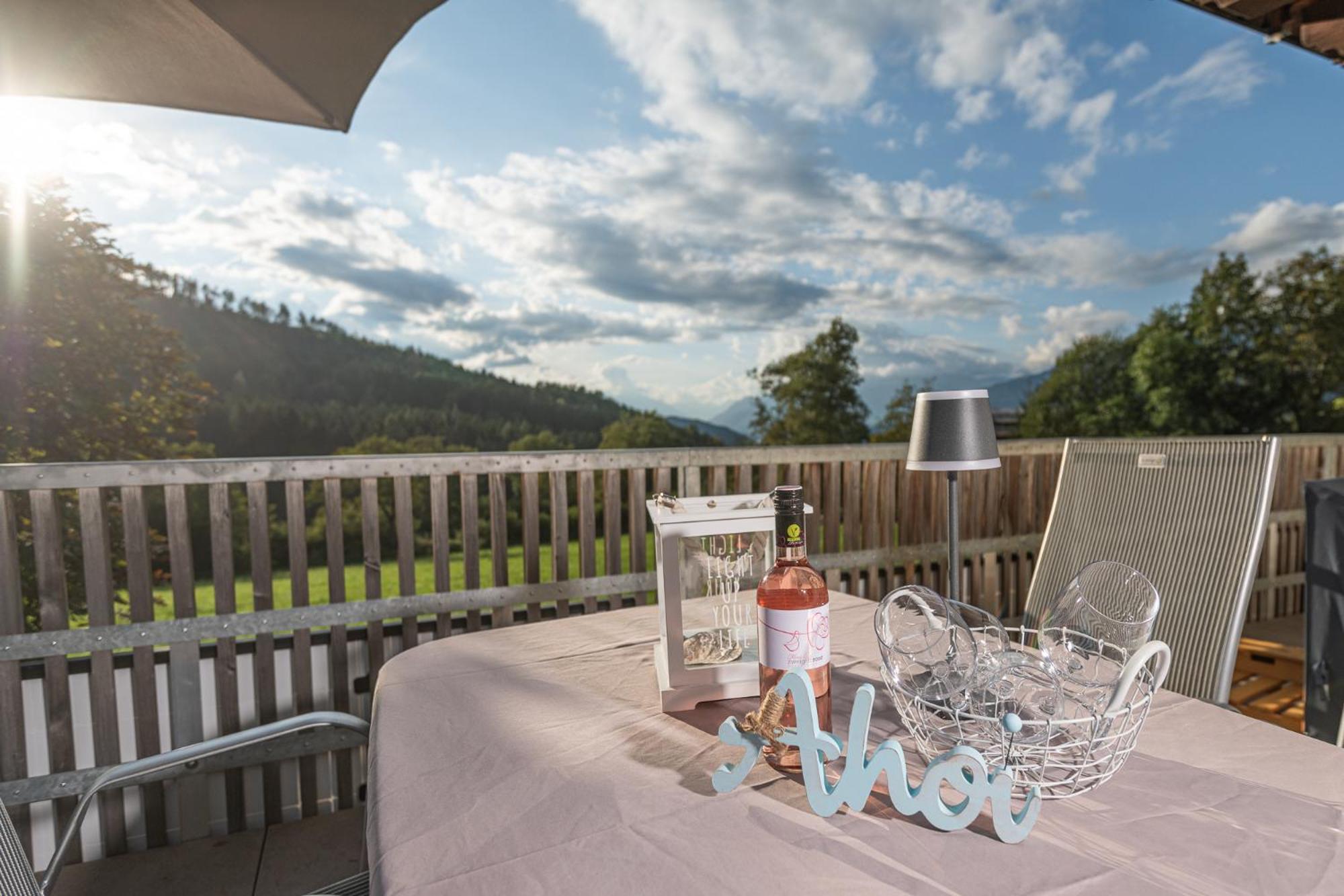 Mirnockahoi - Familienfreundliches Ferienhaus Fuer 4 Erwachsene, Maritimes Bergerlebnis, Panoramablick Von Terrasse Und Balkon, Carinthia, Millstaettersee Ferndorf Esterno foto